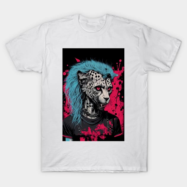 Emo Cheetah T-Shirt by TortillaChief